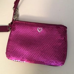 Coach sequin wristlet